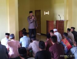 Kapolsek Terima Langsung Saran dan Keluhan Warga Melalui Jumat Curhat