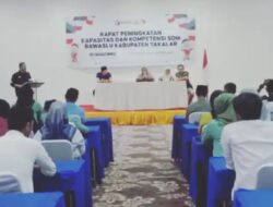 Bawaslu Takalar Rapat Peningkatan Kapasitas Dan Kompetensi SDM