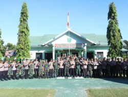 Soliditas dan Sinergitas TNI-Polri, Polres Takalar dan Kodim 1426/Takalar Gelar Apel Gabungan Dan Manre Sipulung