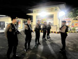 Cegah Aksi Kriminalitas di Malam Hari, Sat Samapta Polres Takalar Aktif Gelar Patroli Blue Light