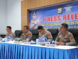 Kapolda Sulsel Pimpin Press Release hasil Operasi Patuh Pallawa 2023