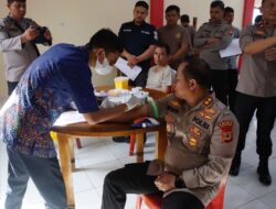 Cek Kesehatan, Personel Polres Bulukumba Ikuti Rikkes Berkala