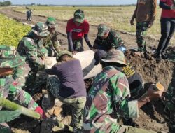 Satgas TMMD Kodim Takalar Rampungkan Pengerjaan Plat Duecker dan Gorong-gorong