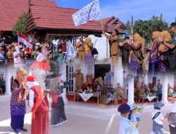Pj Bupati Takalar Lepas Karnaval dan Gerak Jalan Indah HUT ke-78 Republik Indonesia
