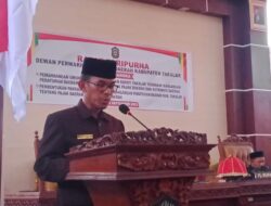 Pj. Bupati Takalar Beri Jawaban Terhadap Pemandangan Umum Fraksi Pada Ranperda Tentang Pajak dan Retribusi Daerah