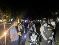 Patroli Blue Light Perintis Presisi Polres Takalar Antisipasi Kejahatan di Tempat Keramaian