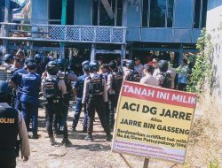 Polres Takalar Lakukan Pengamanan Eksekusi Tanah Dan Bangunan di Desa Pattoppakang
