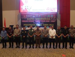 Kapolda Sulsel Pimpin Rakor Lintas Sektoral Operasi Mantap Brata 2023-2024