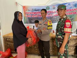 Sinergitas TNI-Polri Monitoring Penyaluran Bantuan Alat Perikanan