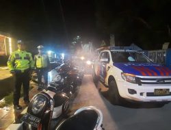 Patroli Blue Light Polantas Polres Takalar Dalam Rangka Harkamtibmas