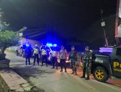 Jaga Kamtibmas yang Kondusif Jelang Pemilu, TNI-Polri Takalar Laksanakan Patroli Cipta Kondisi