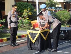 Dua Pejabat Utama dan Tiga Kapolsek Jajaran Polres Takalar Resmi Berganti