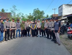 Kapolsek Ujung Loe Pimpin Pengamanan Kampanye Di Desa Manyampa.