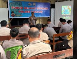 Polres Takalar Gelar Forum Belajar Bersama, Kabag SDM : Tingkatkan Kompetensi Personel Polri Dalam Pelaksanaan Tugas Kepolisian