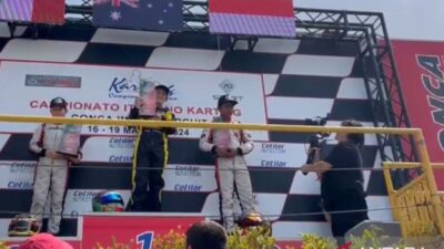 Pembalap Indonesia Meraih Podium Ketiga pada Balap Circuit de la Conca