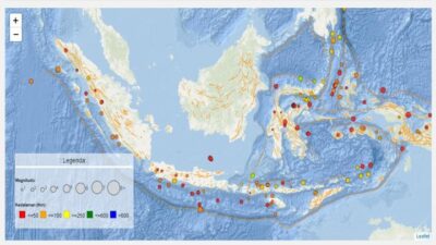 Jawa Barat Dilanda Rentetan Gempa Bumi Dangkal di Awal Tahun