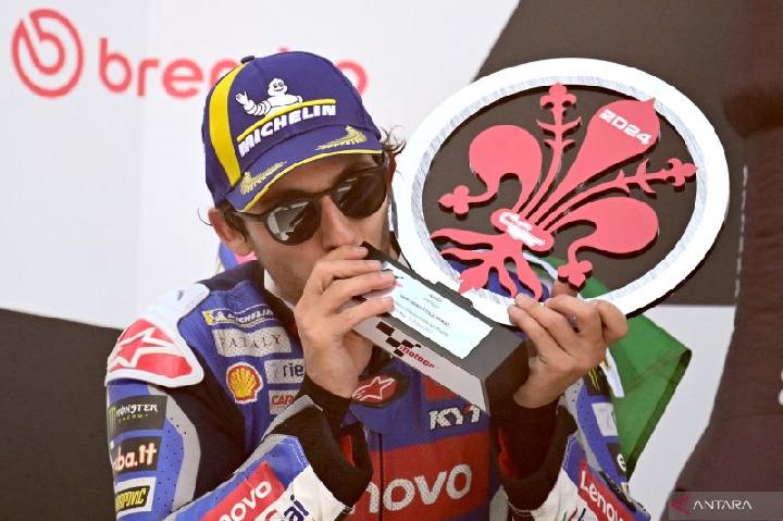 "Sang Naga Terbang di Mugello: Bastianini Pepet Martin dan Marquez Raih Podium Tertinggi"