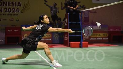 “Langkah Perkasa Gregoria, Leo/Daniel Terhenti di Indonesia Open”