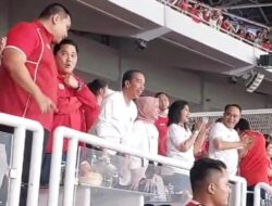 Presiden Jokowi Saksikan Garuda Terbang Tinggi, Tunjukkan Semangat Kemenangan dengan Berdiri Setiap Peluang Tercipta