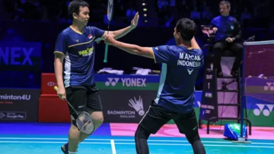 Dominasi Ganda Putra Merah Putih di Indonesia Open 2024: Ahsan/Hendra dan Leo/Daniel Melaju ke Babak Kedua